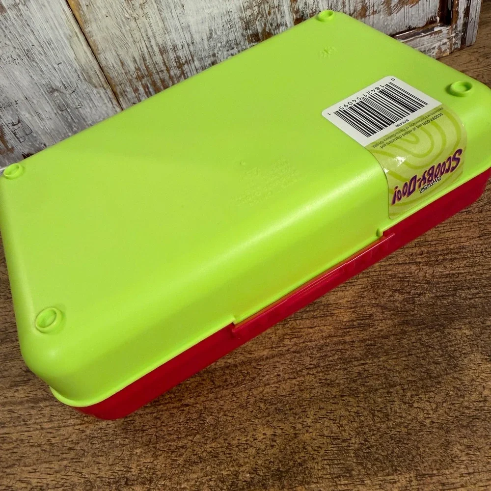 Vintage‎ 2000 Scooby-Doo SpaceMaker Pencil Box Red Green Hanna-Barbera Y2K